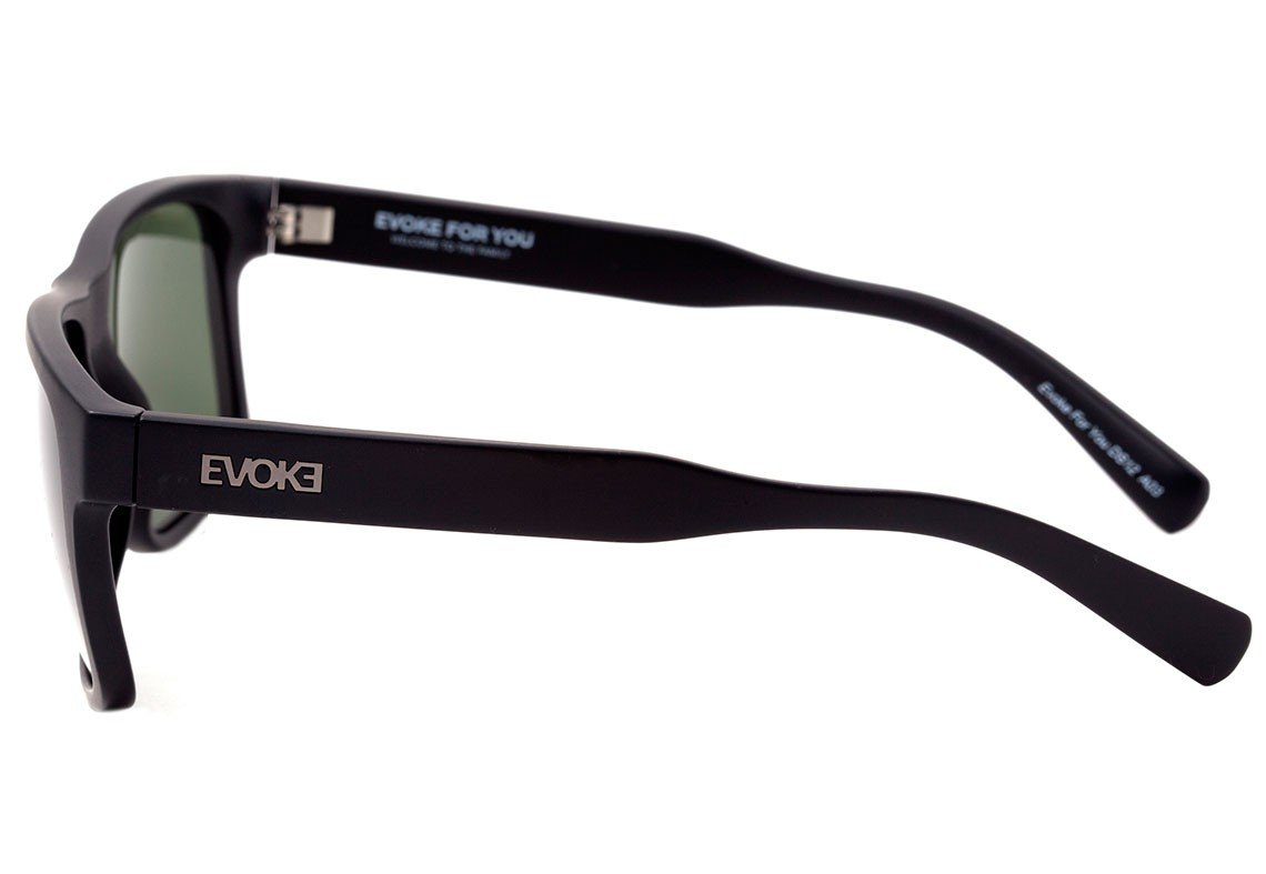 Óculos de Sol Evoke For You Ds12 A02 Black Matte/ Gray - Lente 5,5 Cm