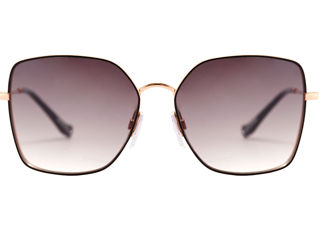 Evoke For You DS24 09A Black Gold Shine / Brown Gradient Unico - 57 mm - Sol