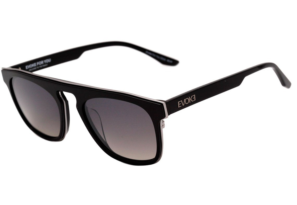 Óculos de Sol Evoke For You DS26 A01P Black Shine/ Black Gradient Polarized 53 mm