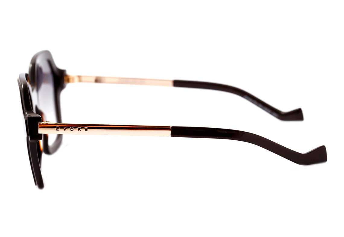 Óculos de Sol Evoke For You Ds33 D01 Brown Shine/ Gold Mirror Gradient Unico