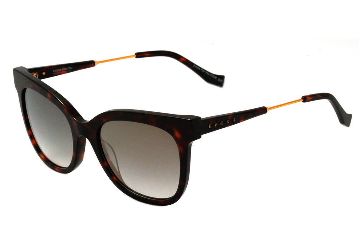 Evoke For You DS36 G21 Turtle Shine / Gold Degradê Espelhado Unico - 53 mm