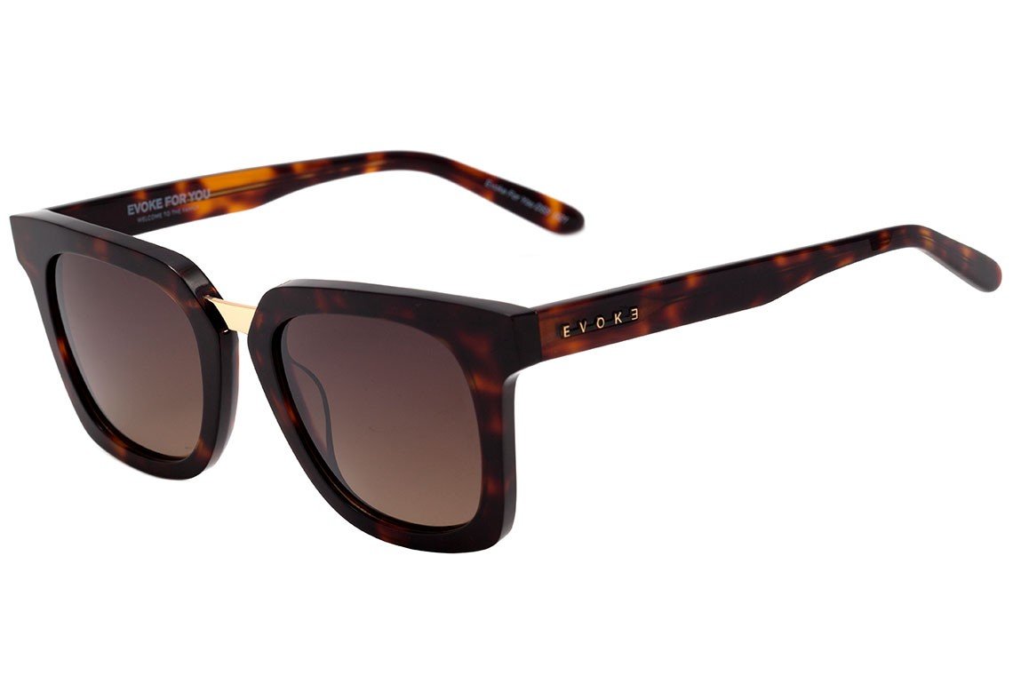 Evoke For You DS5 G21 Turtle Shine Gold / Brown Degradê - 52 mm