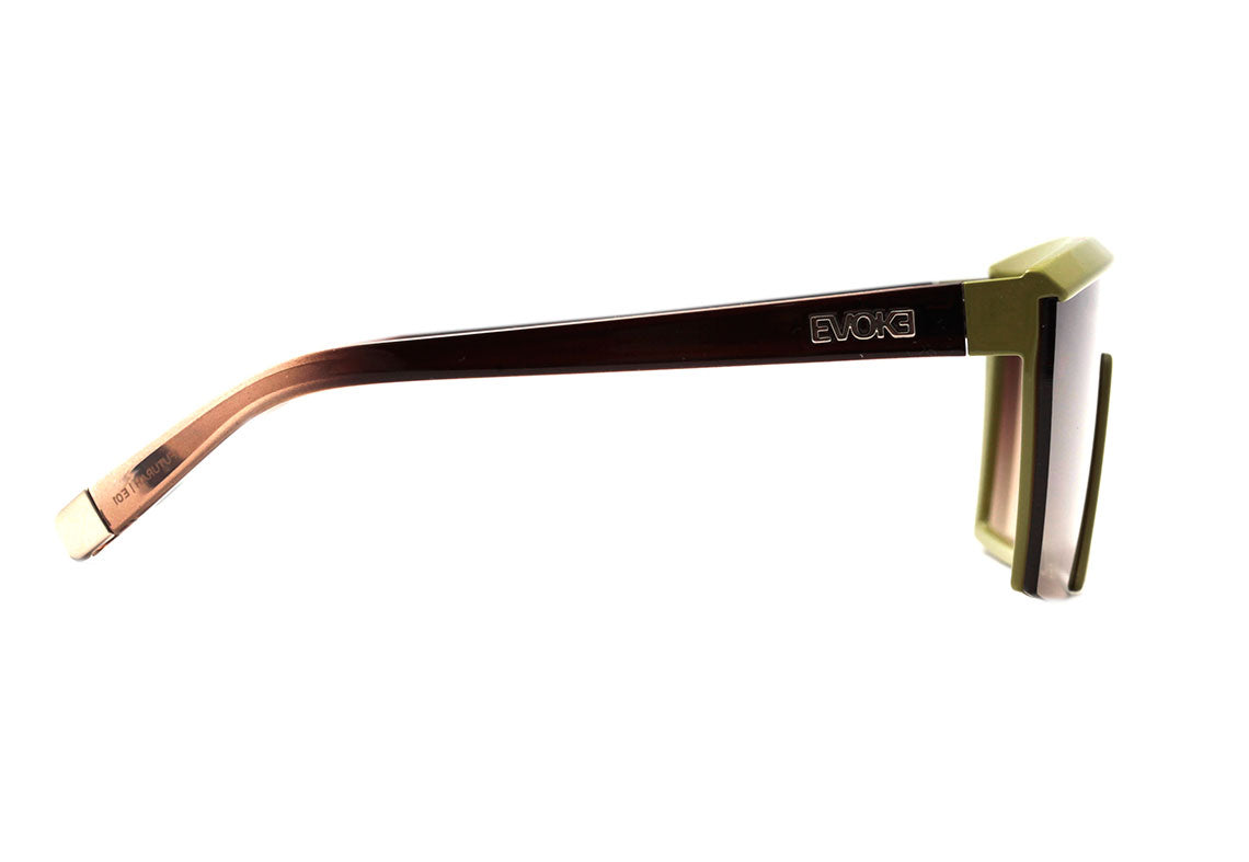 EVOKE FUTURAH - E01 Moss Green Brown/ Brown Gradient UNICO