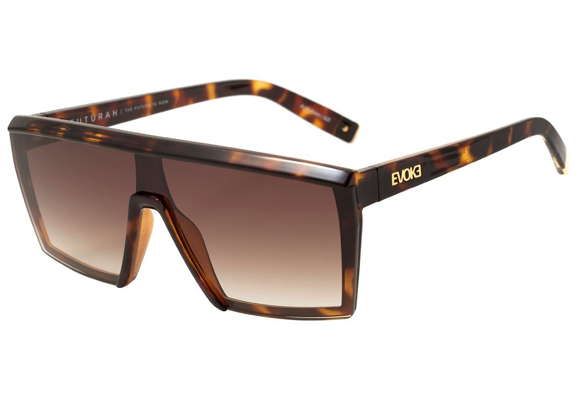 Óculos de Sol Evoke Futurah Turtle Shine Gold/ Brown Gradient