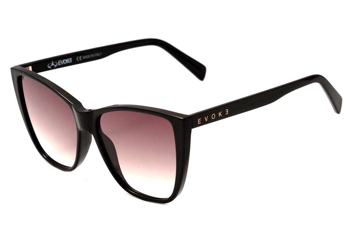 Evoke Godmother A03T Black Shine / Brown Gradient Unico - 57 mm