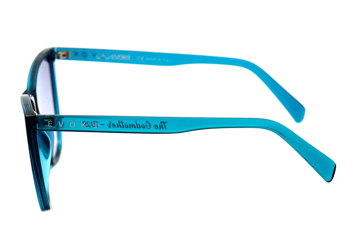 Evoke Godmother T02S Crystal Blue / Blue Gradient Unico - 57 mm