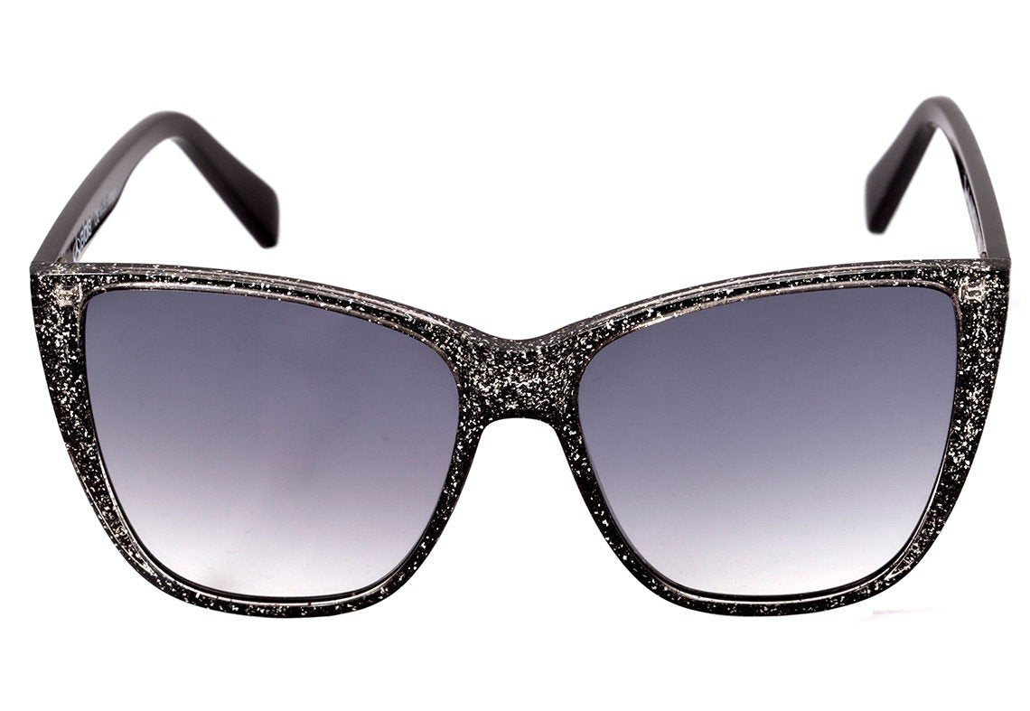 Evoke Godmother A01S Black Shine Glitter / Silver Flash - 57 mm - Sol