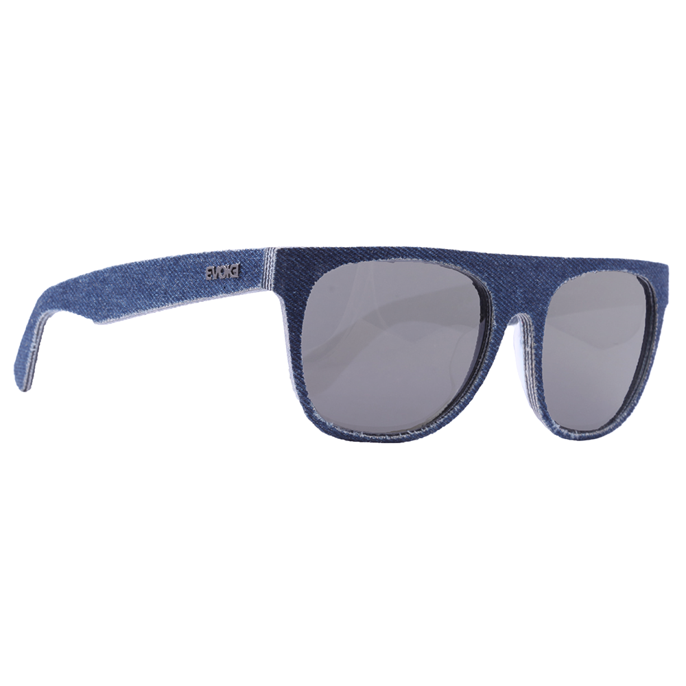 Óculos de Sol Evoke Haze X Denim D01 Azul Fosco / Gold Espelhado - Lente 5,6 cm - Oculos Shop
