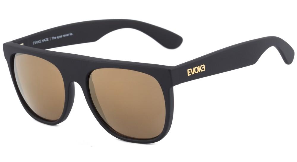 Óculos de Sol Evoke Haze Black Temple White Matte/ G15 Green