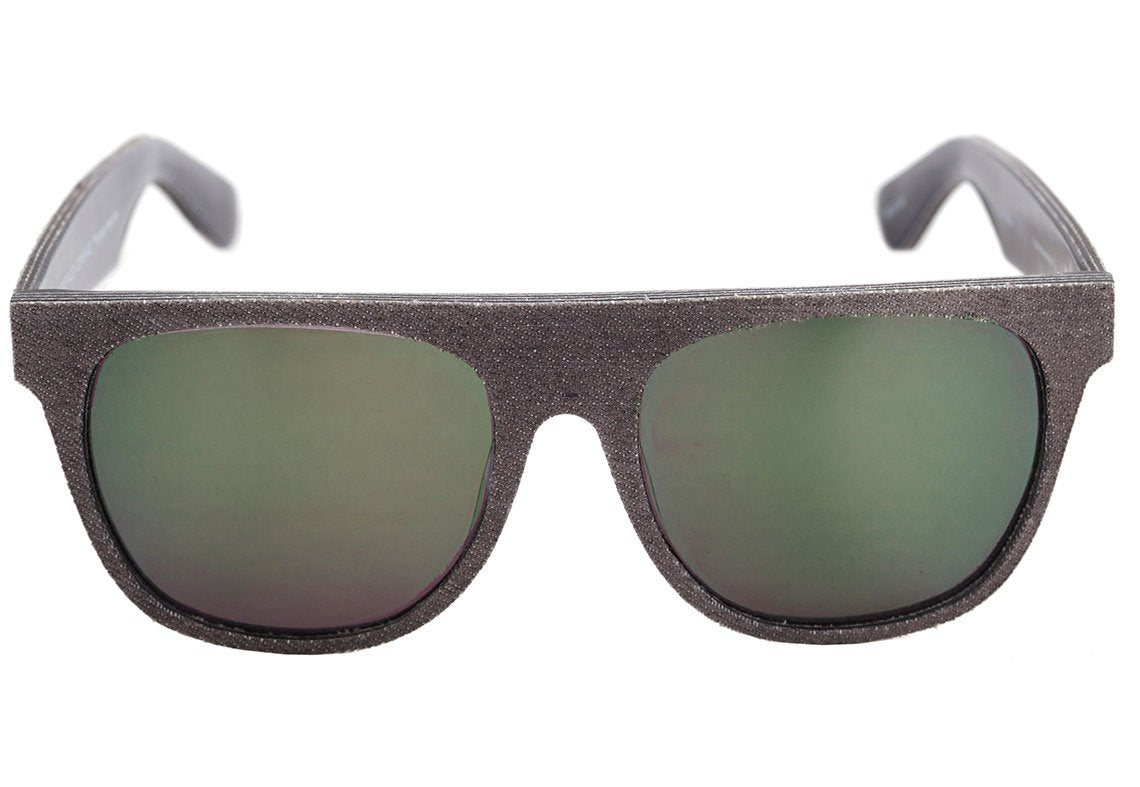 Evoke Haze X Denim A02 Cinza Fosco / Dourado Espelhado - 56 mm - Sol