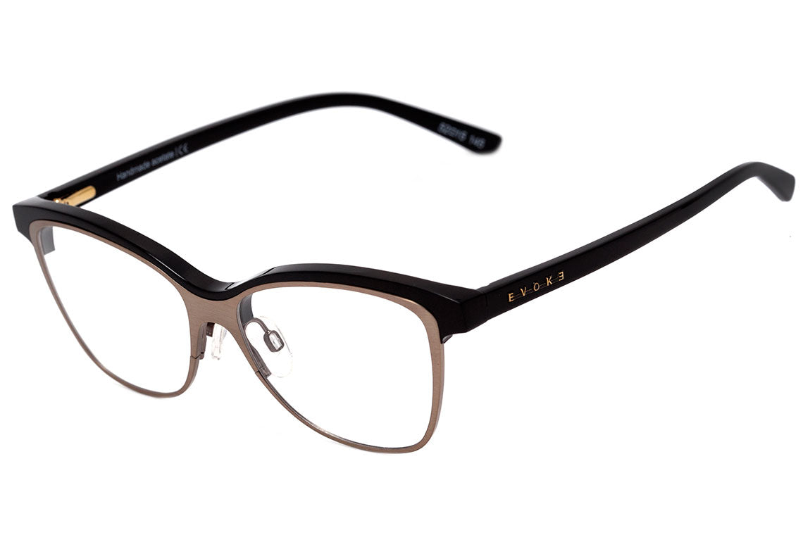 Evoke Influence A01 Black Shine Gold - Lente 5,2 cm - Grau