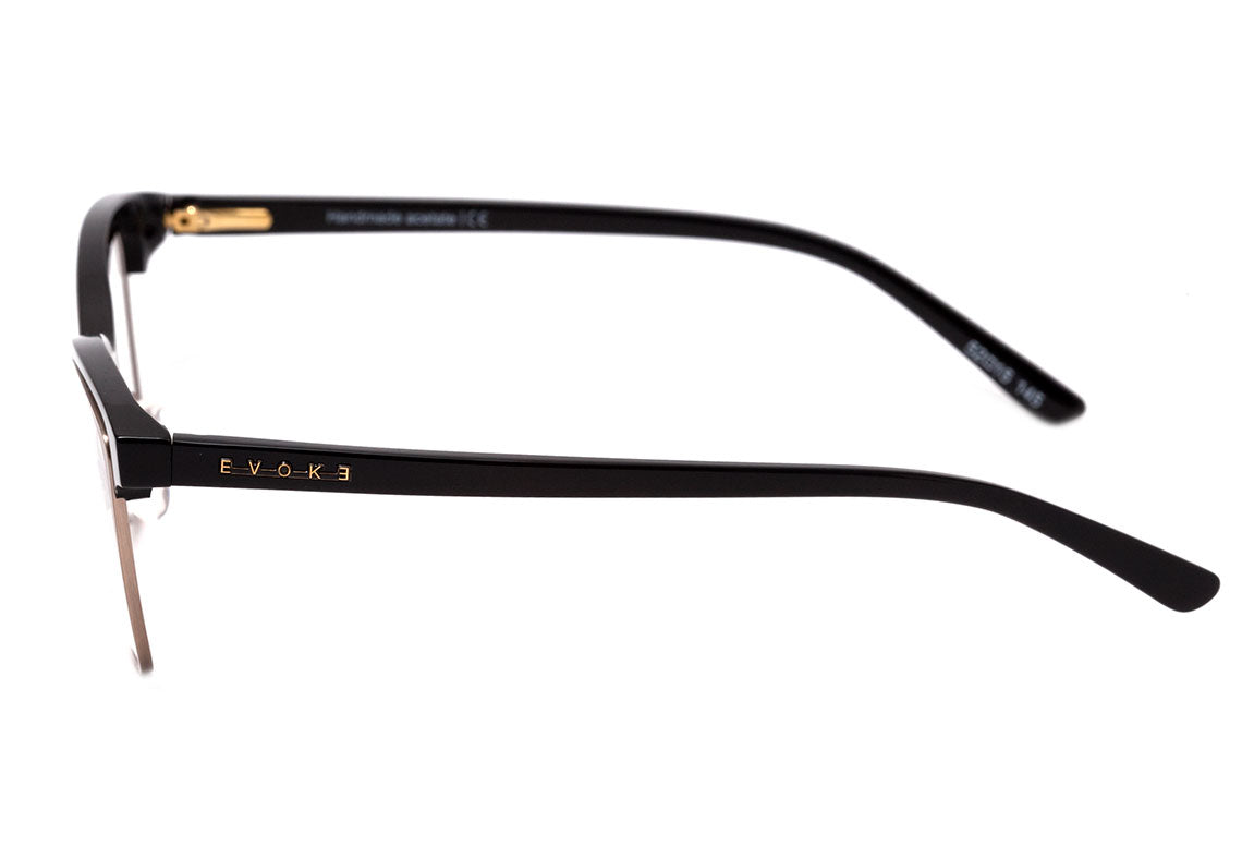 Evoke Influence A01 Black Shine Gold - Lente 5,2 cm - Grau