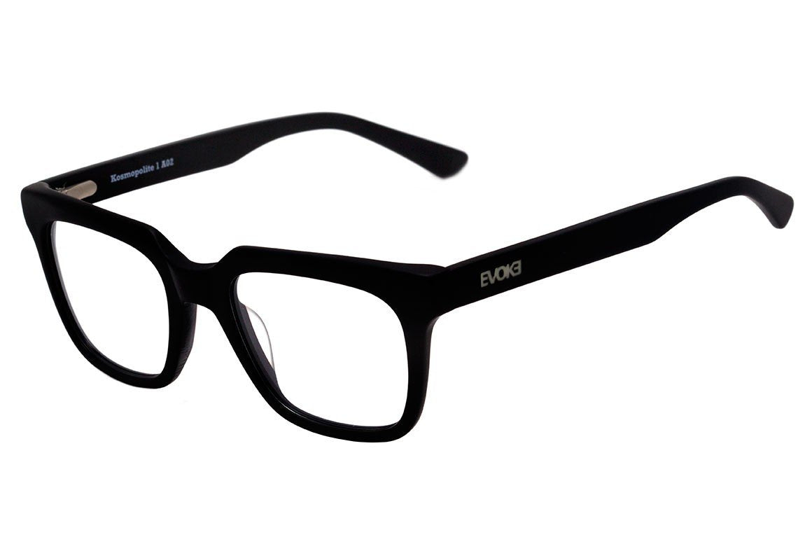 Evoke Kosmopolite 1 A02 Matte Black - Lente 4,9 cm - Grau