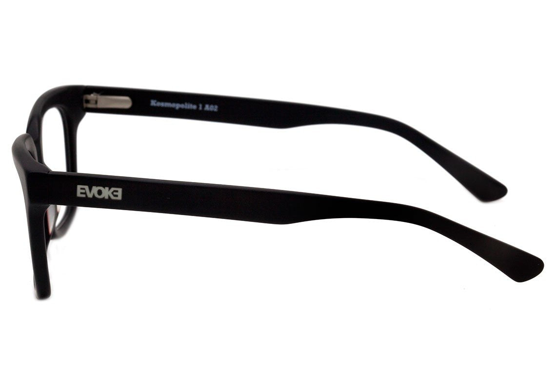 Evoke Kosmopolite 1 A02 Matte Black - Lente 4,9 cm - Grau