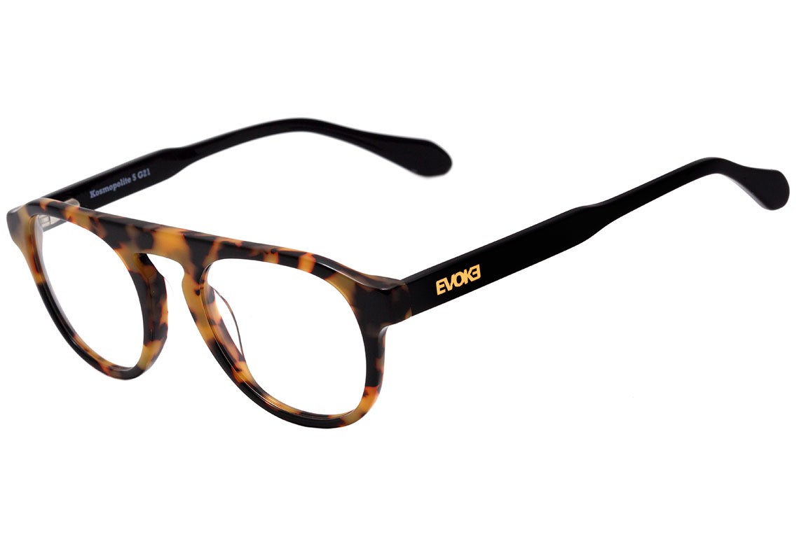 Evoke Kosmopolite 5 G21 Blond Turtle Gold - Lente 4,8 cm - Grau