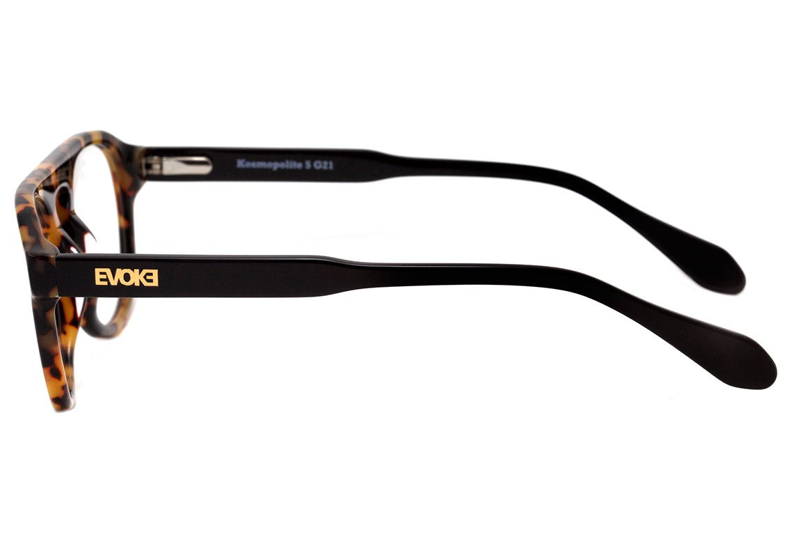 Evoke Kosmopolite 5 G21 Blond Turtle Gold - Lente 4,8 cm - Grau