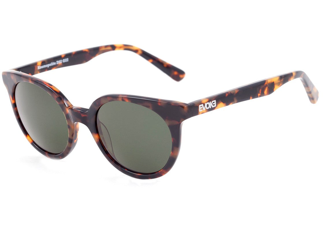 Óculos de Sol Evoke Kosmopolite Ds2 G22 Blond Turtle/ G15 Green - Oculos Shop