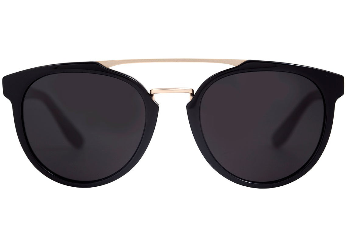 Evoke Kosmopolite Ds3 A01 Black Shine Temple Black Wood Gold
