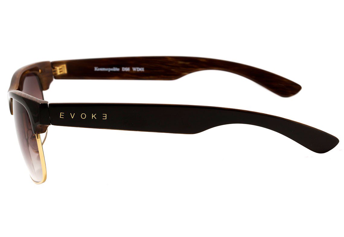 Evoke Kosmopolite DS6 WD01 Black Shine Wood / Brown Gradient - 56 mm - Sol