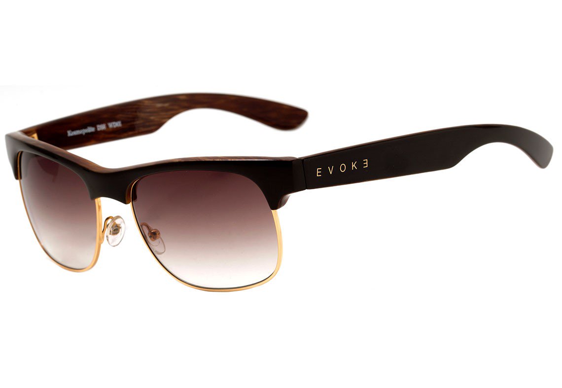 Evoke Kosmopolite DS6 WD01 Black Shine Wood / Brown Gradient - 56 mm - Sol
