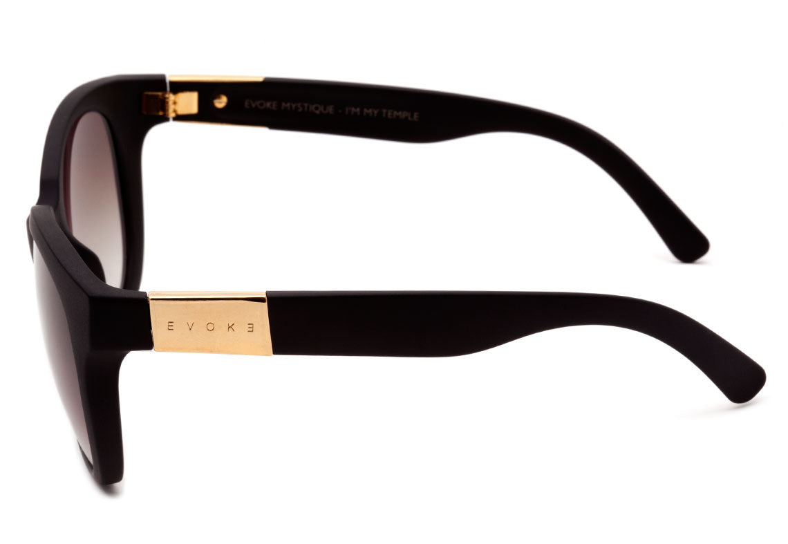Evoke Mystique A13 Black Matte / Brown Degradê - 52 mm