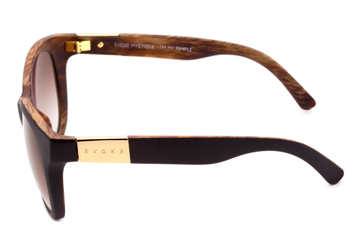 Evoke Mystique WD01 Black Wood/ Brown Total UNICO