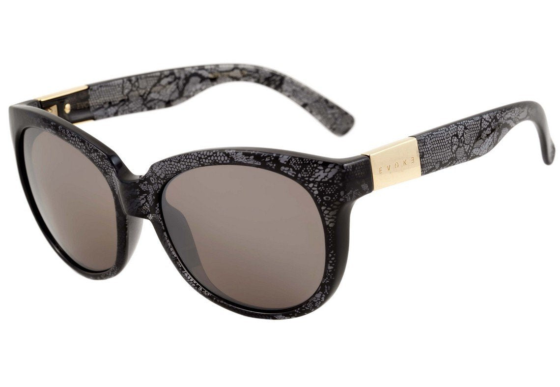 Óculos de Sol Evoke Mystique Dark Lace / Brown Espelhado - Lente 5,2 cm