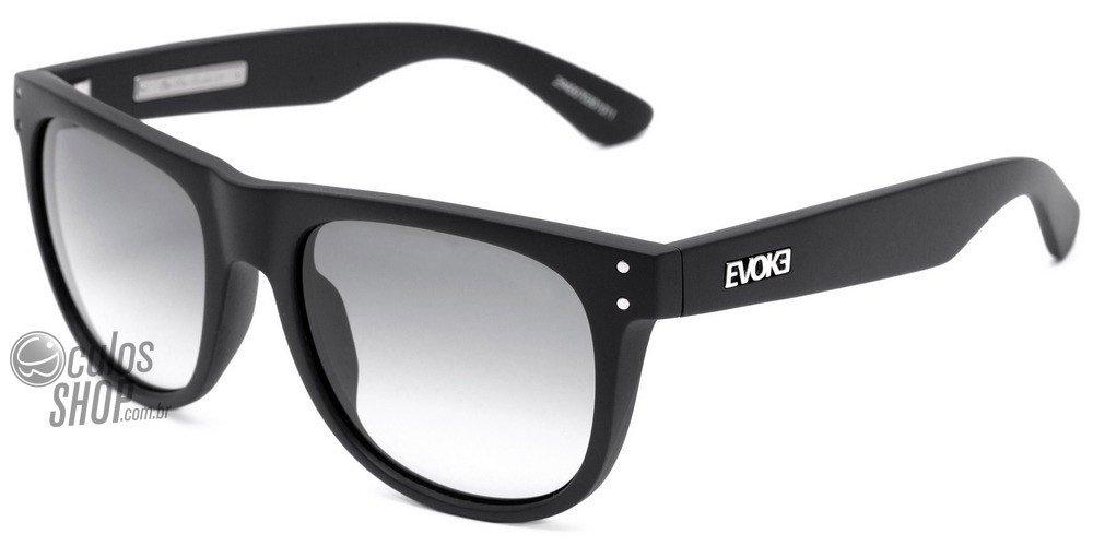 Óculos de Sol Evoke On The Rocks 01 Black Matte/ Gray Degradê