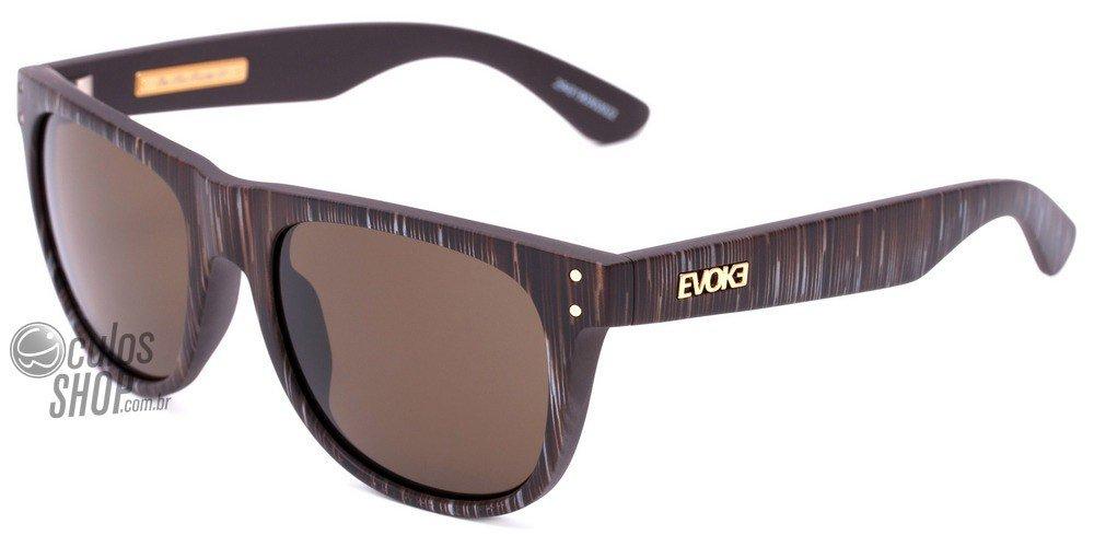 Óculos de Sol Evoke On The Rocks 01 Black Matte/ Gray Degradê