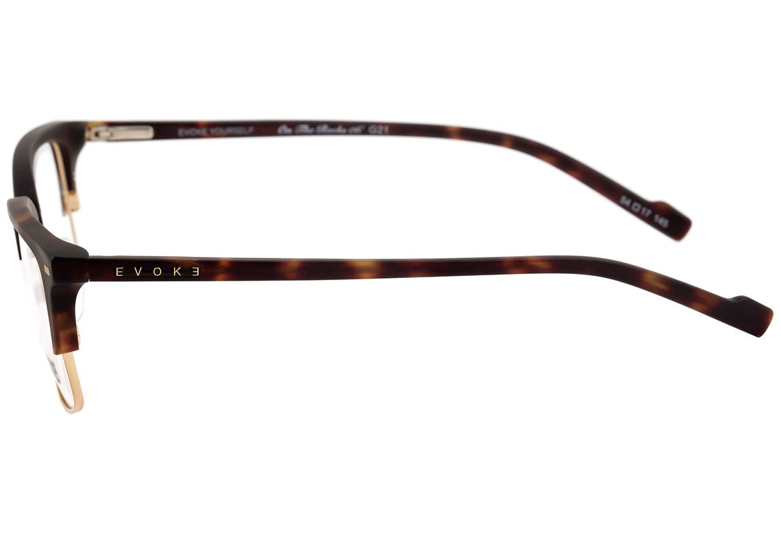 Evoke On The Rocks 06 G21 Matte Brown Turtle - Lente 5,4 cm - Grau