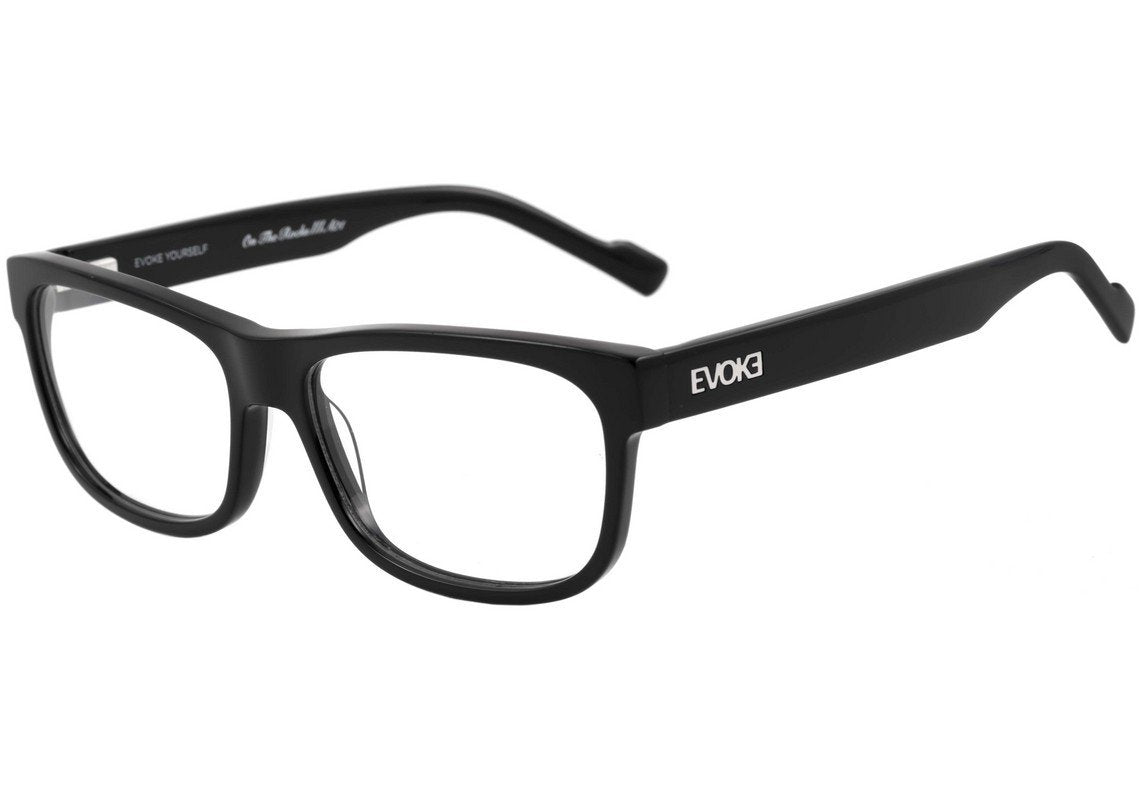 Óculos de Grau Evoke On The Rocks 03 A01 Black Shine - Lente 5,8 cm