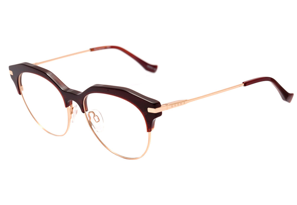 Óculos de Grau Evoke Perception H01 Brown Gold - Lente 5,3 cm