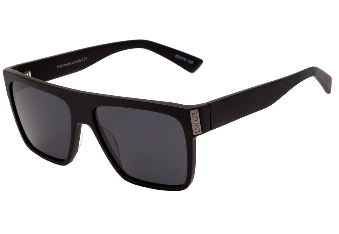 Óculos de Sol Evoke Reveal A02P Black Matte/ Gray Polarized 60 mm