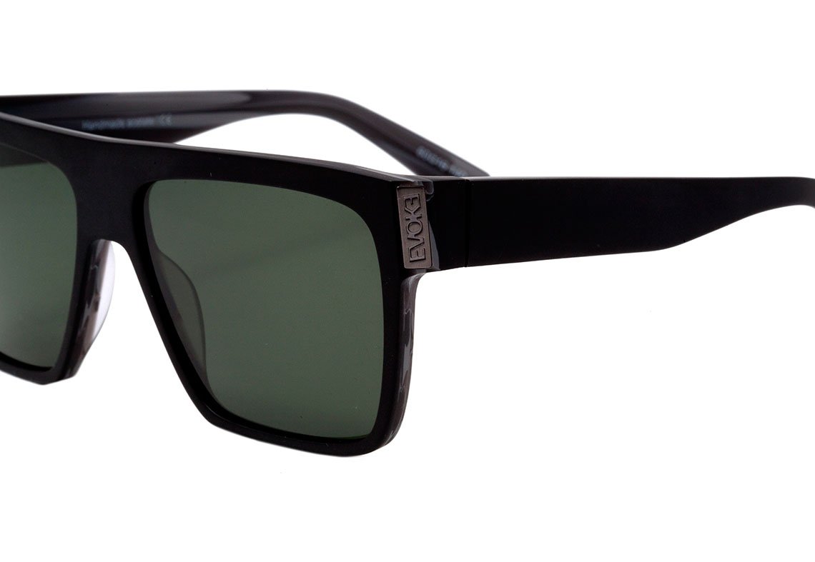 Óculos de Sol Evoke Reveal H01P Black Matte/ Green Polarized 60 mm