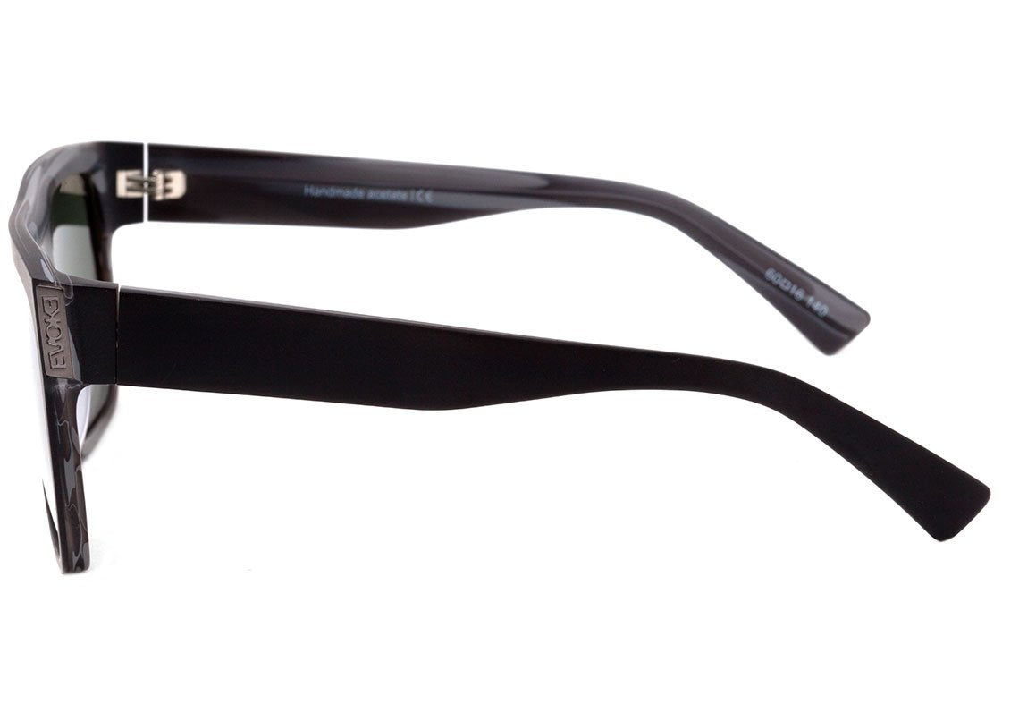 Óculos de Sol Evoke Reveal H01P Black Matte/ Green Polarized 60 mm