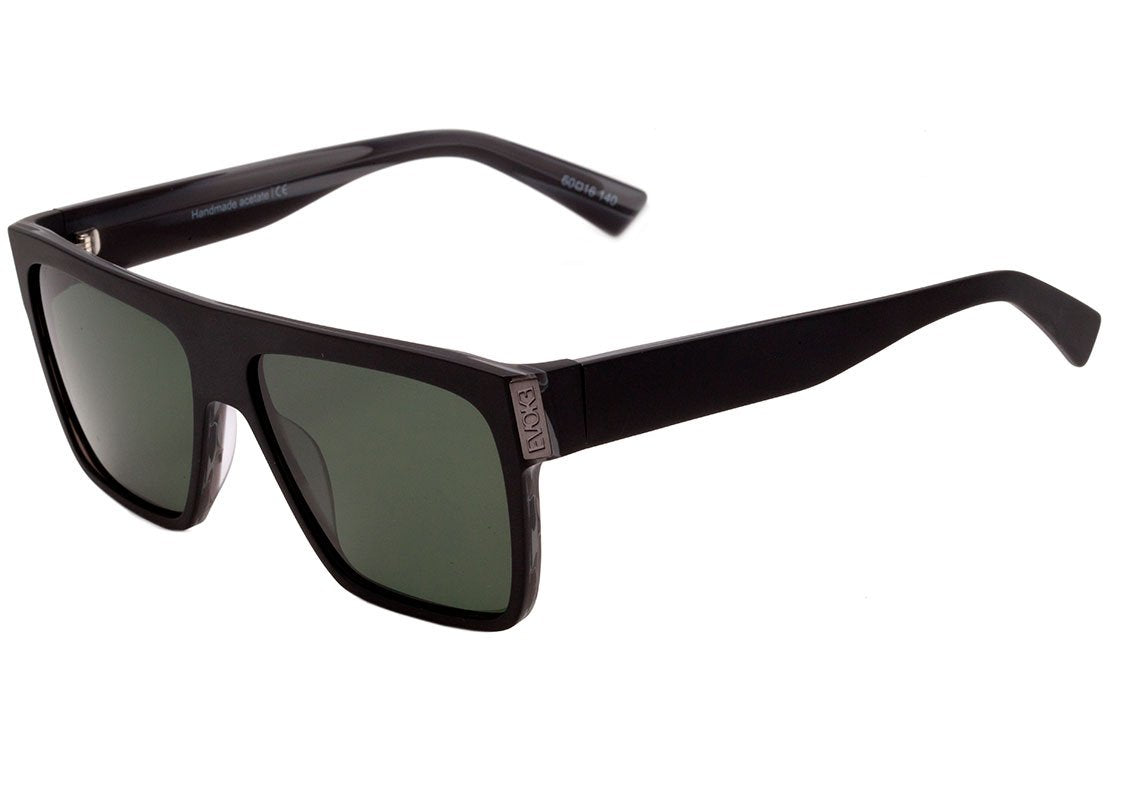 Óculos de Sol Evoke Reveal H01P Black Matte/ Green Polarized 60 mm