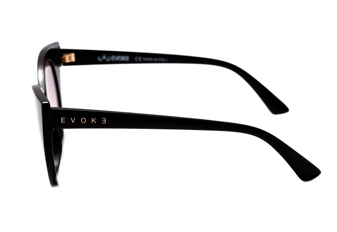 Evoke Super Cat A03T Black Shine Light / Brown Gradient Unico - 53 mm