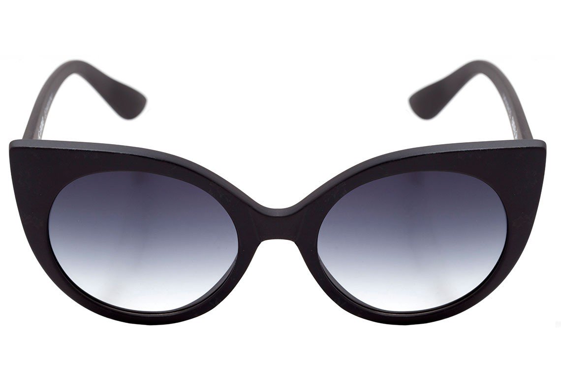 Óculos de Sol Evoke Super Cat Ta01 Black Matte Thermo Flowers/ Gray Gradient