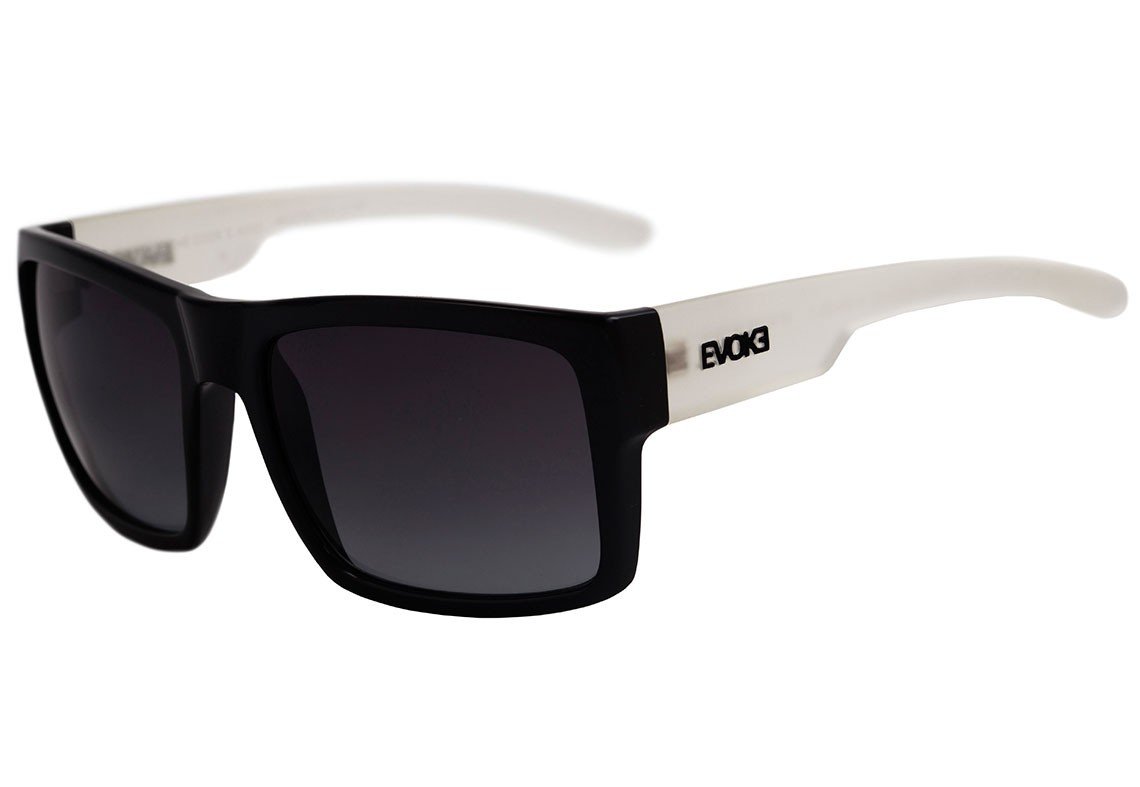 Evoke The Code II A02 Black Shine Transparent / Gray Degradê - Lente 5,9 cm