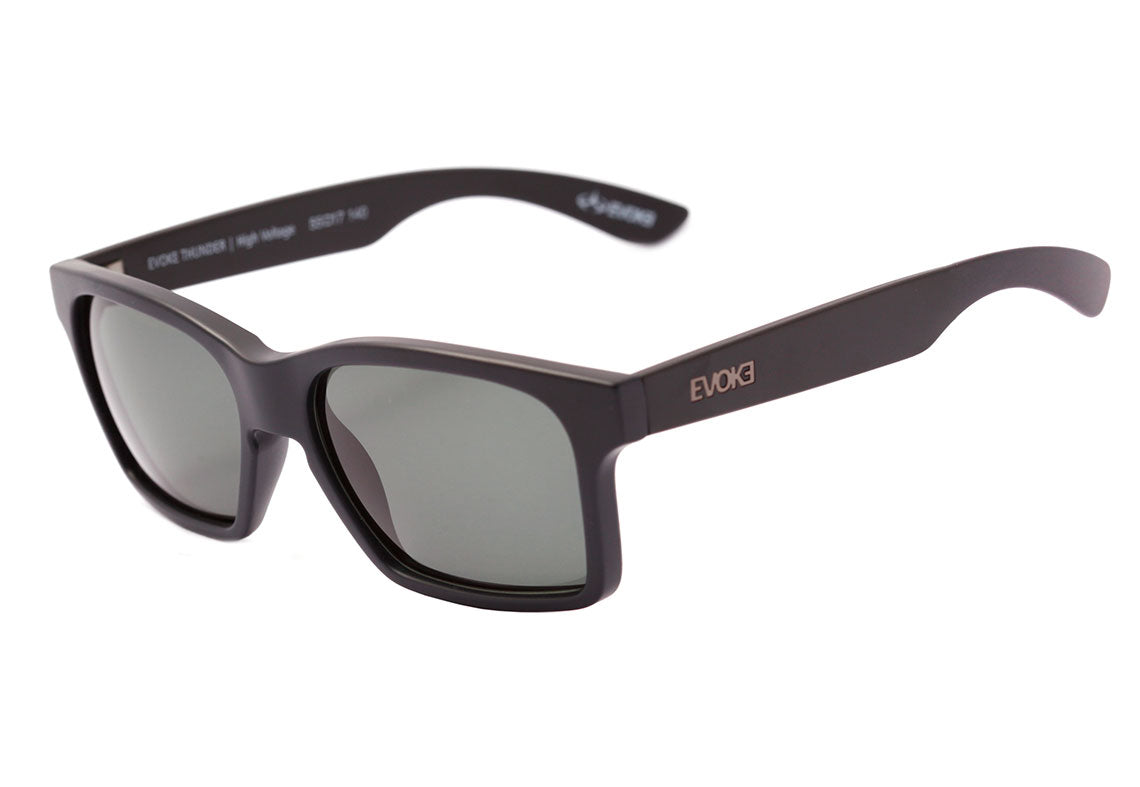 Óculos de Sol Evoke Thunder Br02B Black Matte/ G15 Total Unico