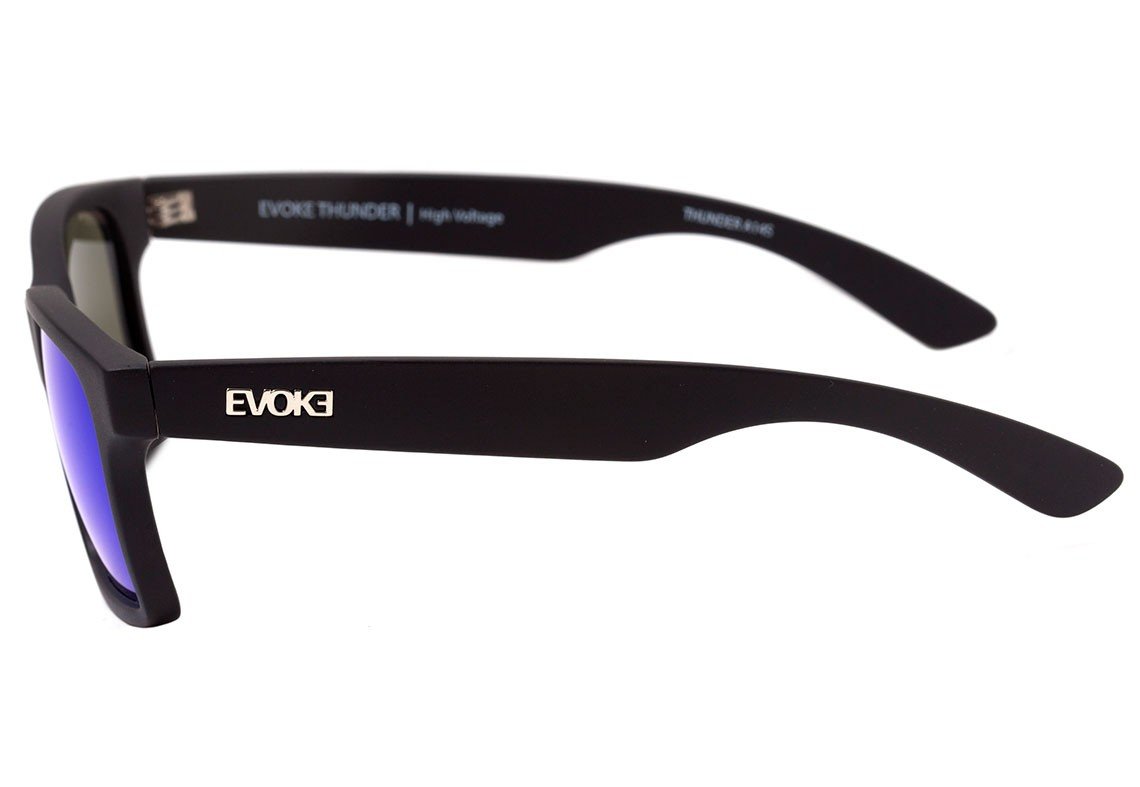 Óculos de Sol Evoke Thunder Br03As Black Matte/ Silver Mirror