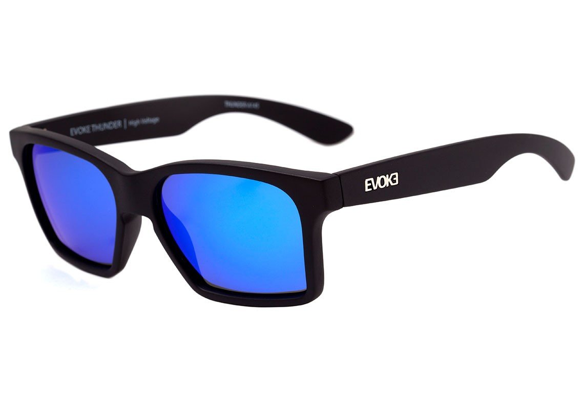 Óculos de Sol Evoke Thunder Br03As Black Matte/ Silver Mirror