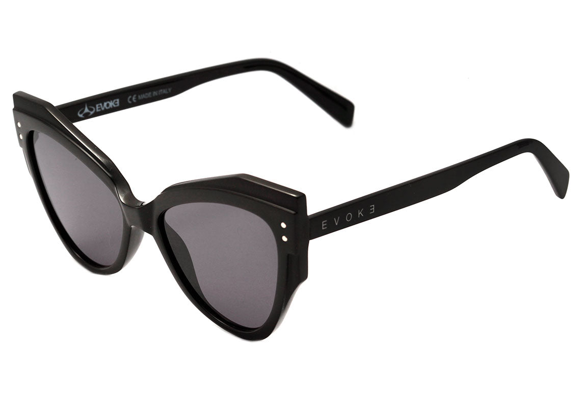 Óculos de Sol Evoke Unique A21S Black Matte Demi Shine / Gold Flash - Lente 4,6 cm - Oculos Shop