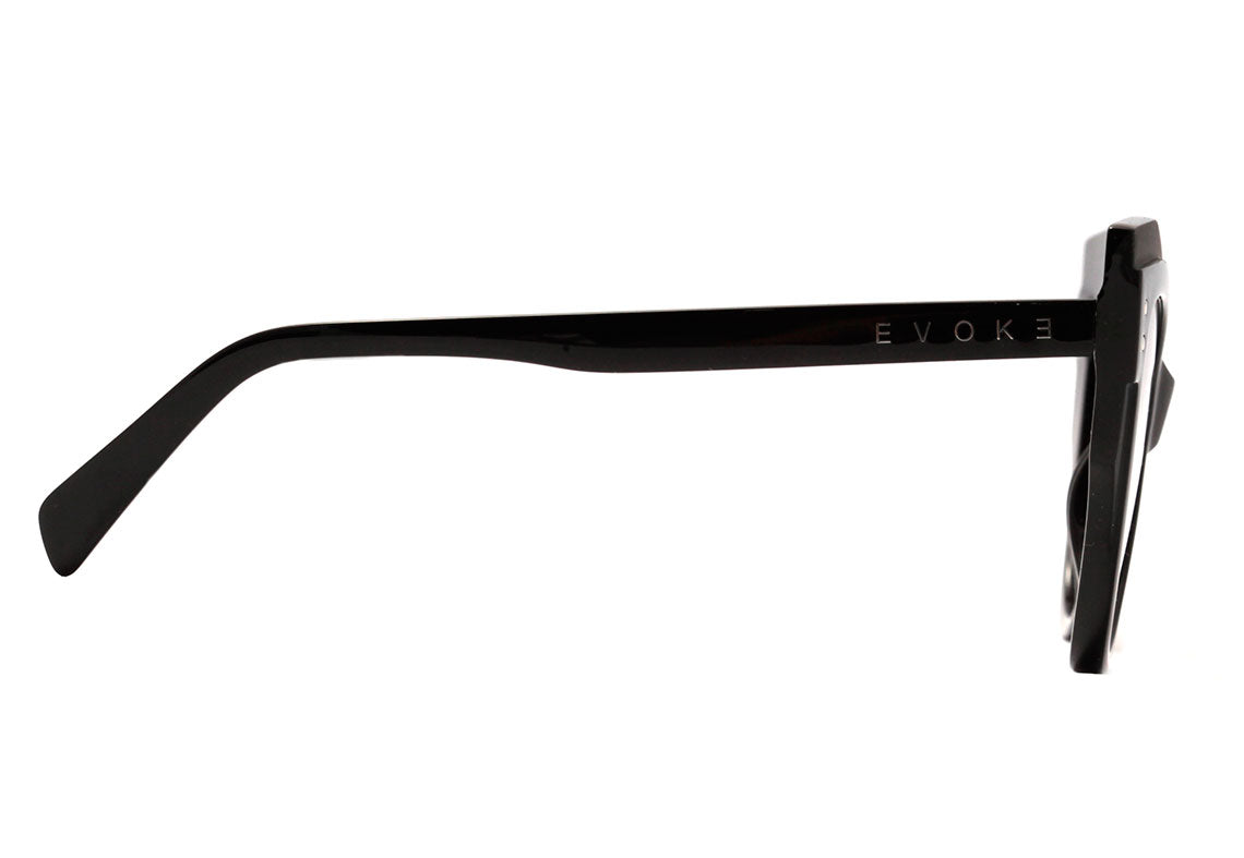 Óculos de Sol Evoke Unique A21S Black Matte Demi Shine / Gold Flash - Lente 4,6 cm - Oculos Shop
