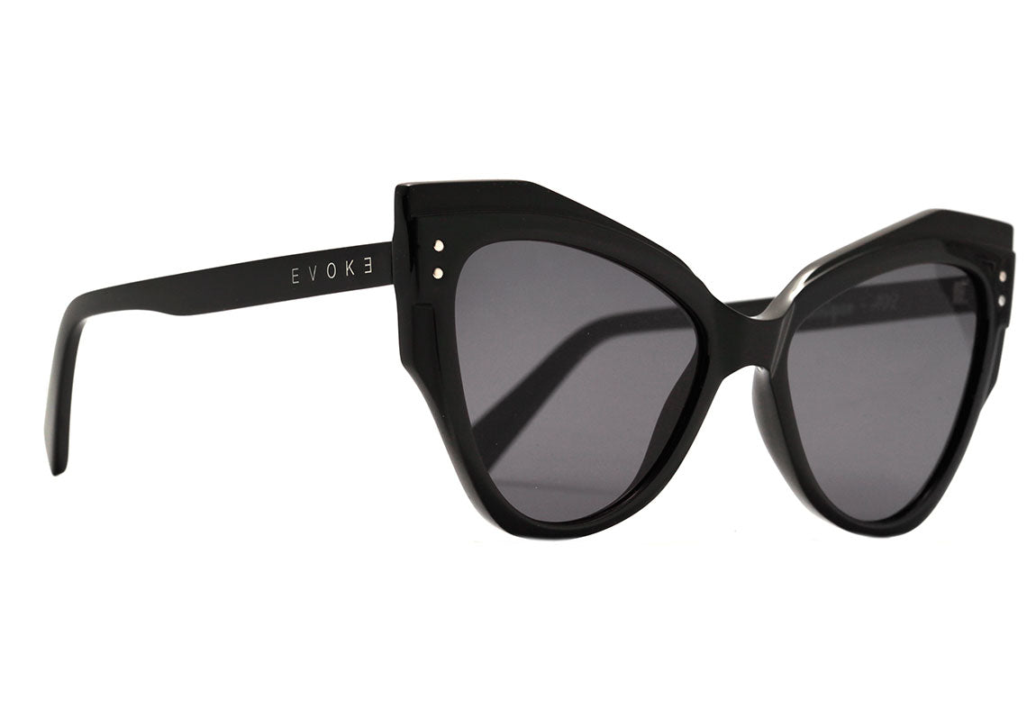 Óculos de Sol Evoke Unique A21S Black Matte Demi Shine / Gold Flash - Lente 4,6 cm - Oculos Shop