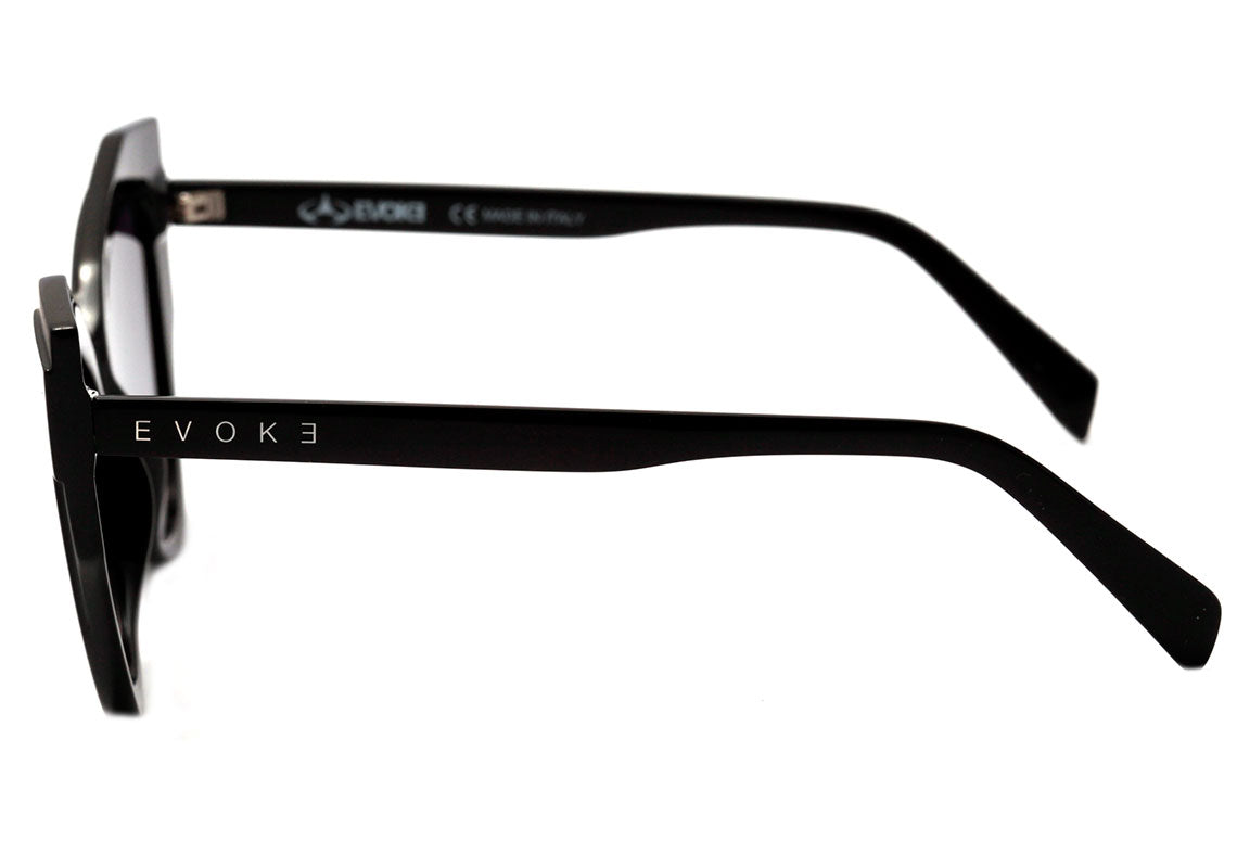 Óculos de Sol Evoke Unique A21S Black Matte Demi Shine / Gold Flash - Lente 4,6 cm - Oculos Shop