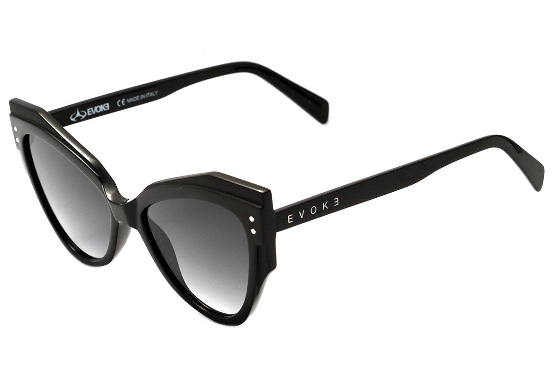 Óculos de Sol Evoke Unique A21S Black Matte Demi Shine / Gold Flash - Lente 4,6 cm - Oculos Shop