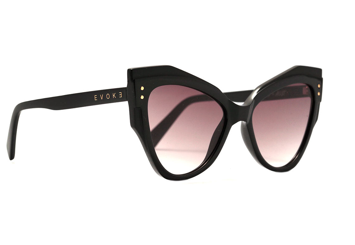 Óculos de Sol Evoke Unique A21S Black Matte Demi Shine / Gold Flash - Lente 4,6 cm - Oculos Shop