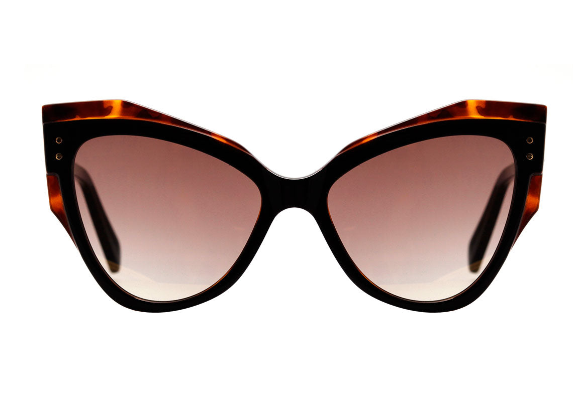 Óculos de Sol Evoke Unique A21S Black Matte Demi Shine / Gold Flash - Lente 4,6 cm - Oculos Shop