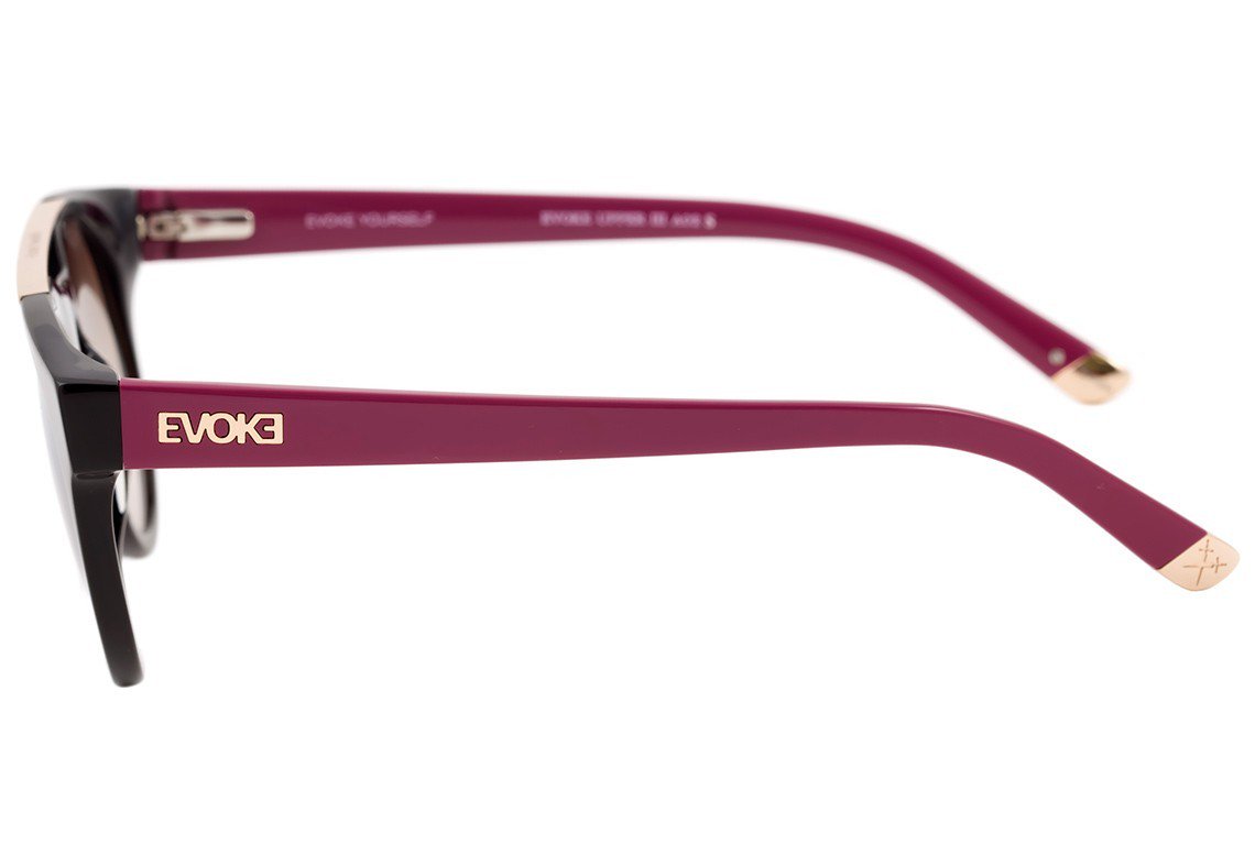 Evoke Upper III A02S Black Temple Gooseberry / Brown Degradê - Lente 4,9 cm